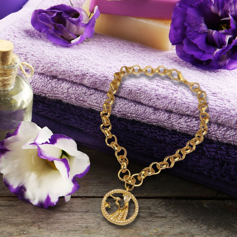 Virgo Zodiac Sign Charm Bracelet